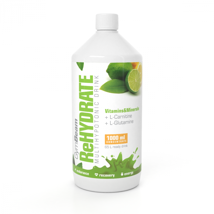ReHydrate 1000 ml - GymBeam lemon lime