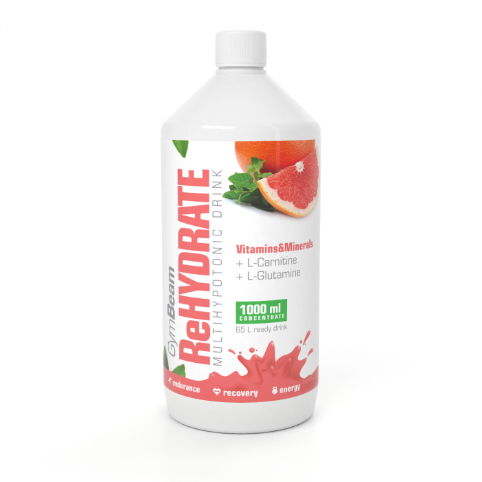 ReHydrate 1000 ml - GymBeam lemon lime