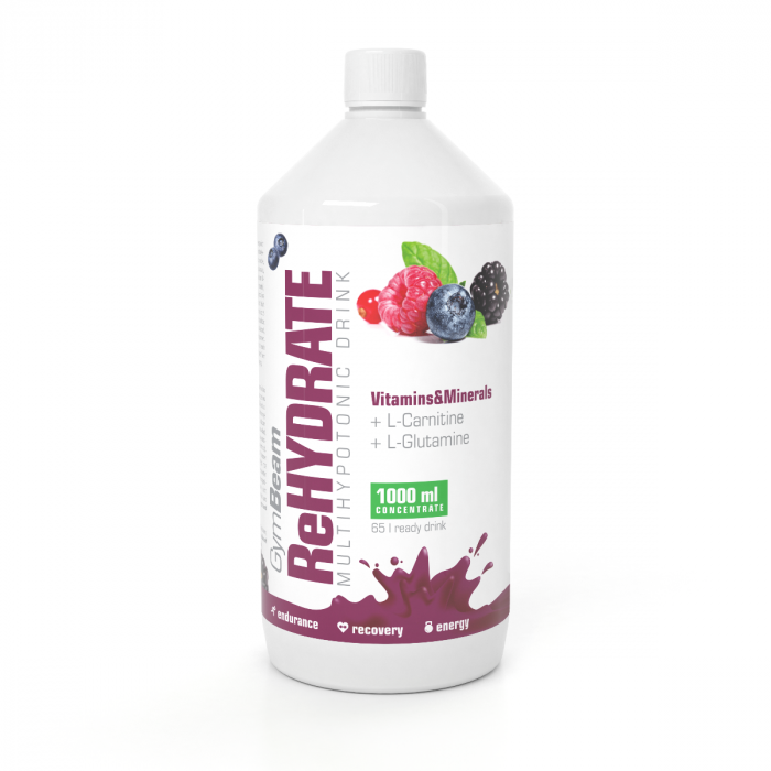 ReHydrate 1000 ml - GymBeam lemon lime