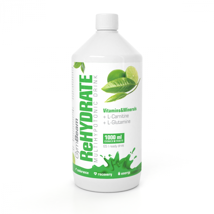ReHydrate 1000 ml - GymBeam lemon lime