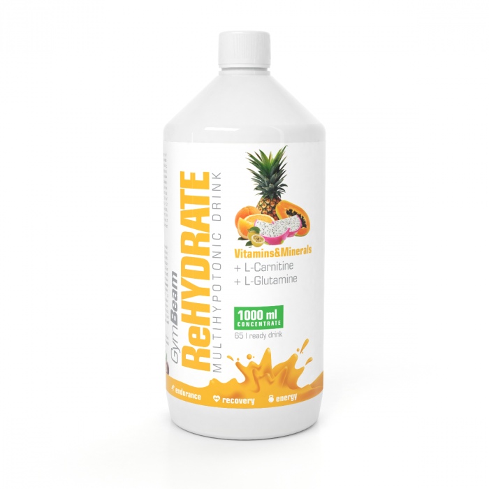ReHydrate 1000 ml - GymBeam lemon lime