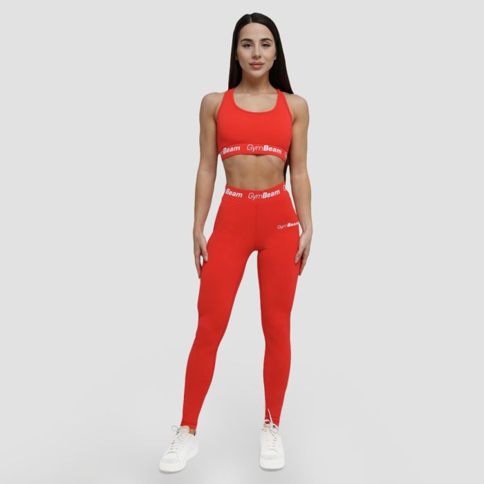 Women‘s Bra Simple Rouge Red - GymBeam XL