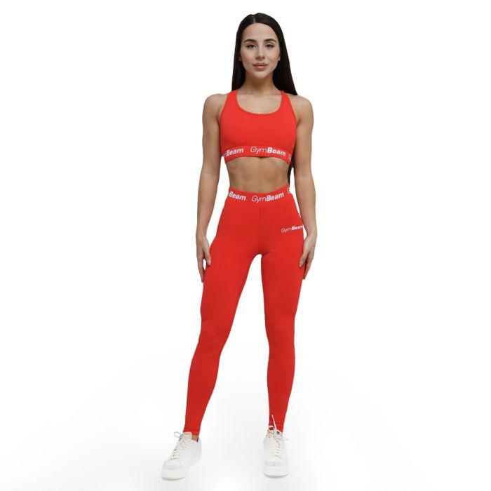 Women‘s Bra Simple Rouge Red - GymBeam XL