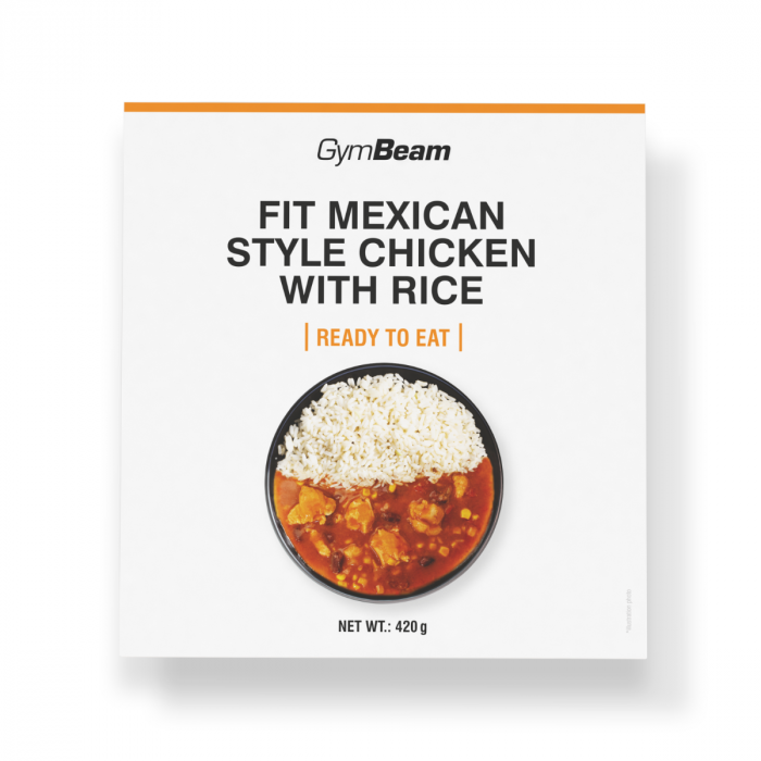 FIT Mexican chicken with rice Ready to eat - GymBeam 420 g
