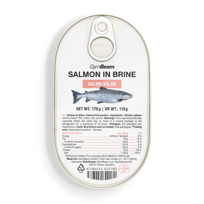 Salmon in Brine - GymBeam 170 g