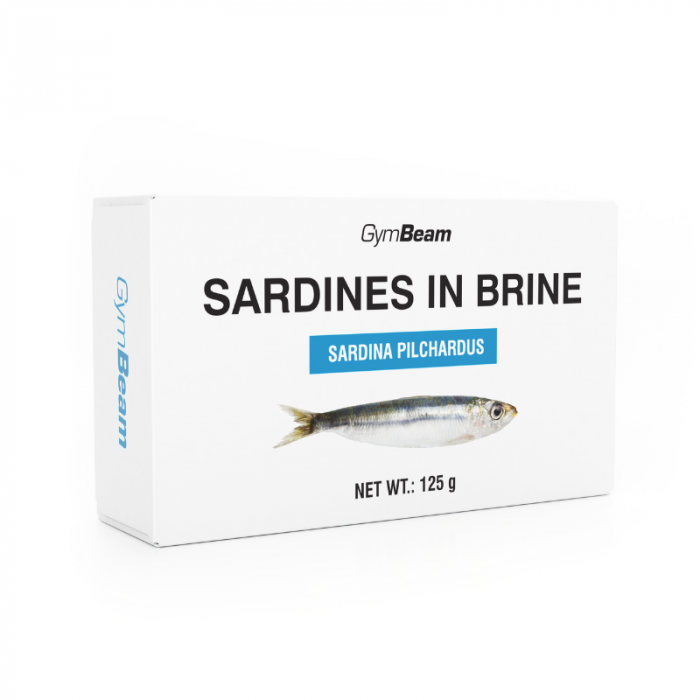 Sardines in brine - GymBeam 125 g