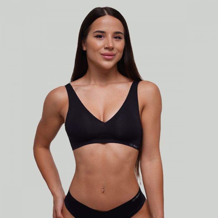 Seamless Bra Black - GymBeam L