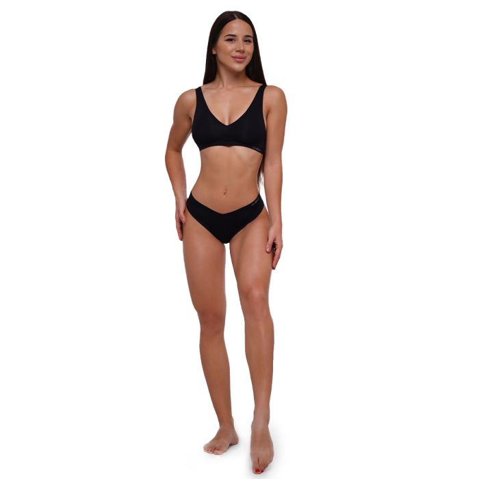 Seamless Bra Black - GymBeam L