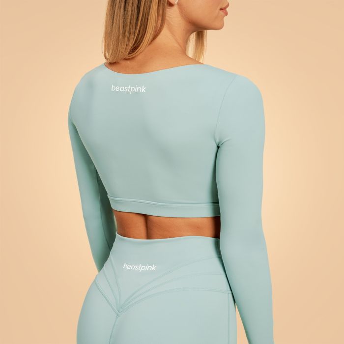 Women‘s Sense Crop Top Storm Blue - BeastPink M