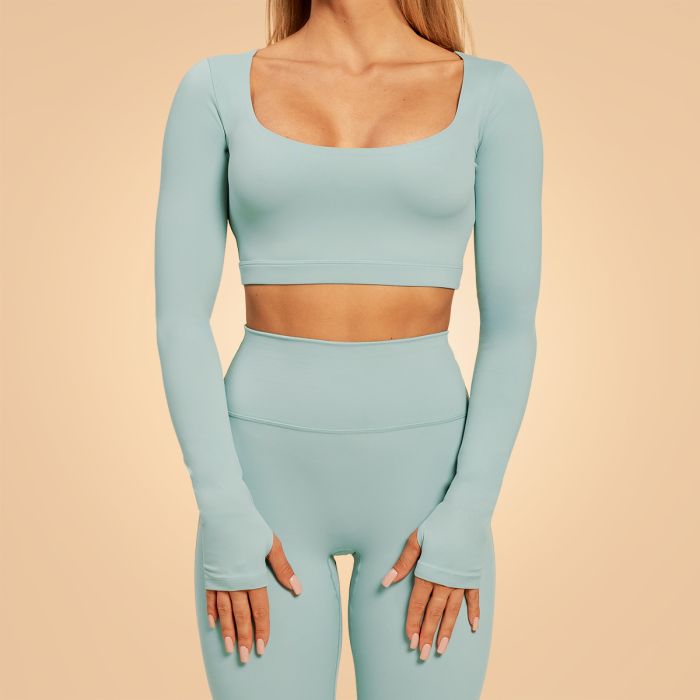 Women‘s Sense Crop Top Storm Blue - BeastPink M