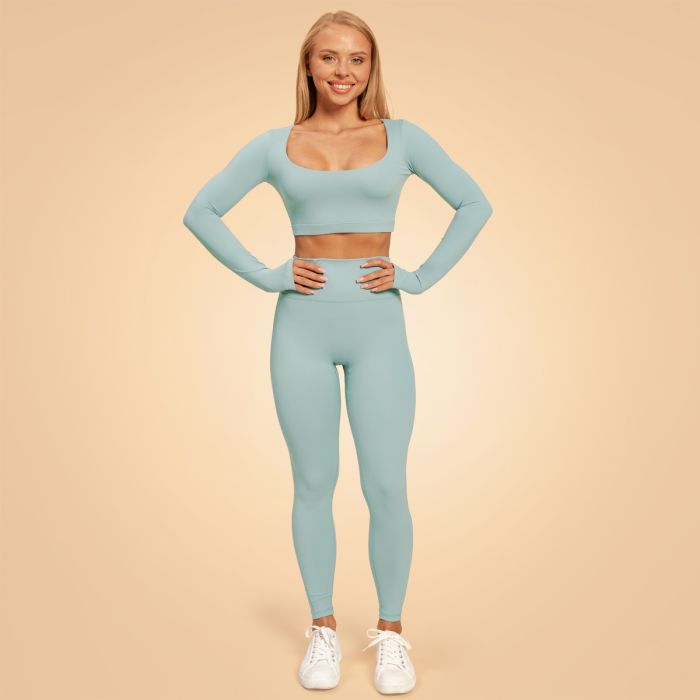 Women‘s Sense Crop Top Storm Blue - BeastPink M