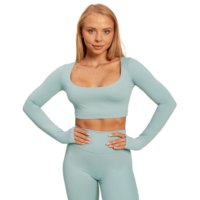 Women‘s Sense Crop Top Storm Blue - BeastPink M