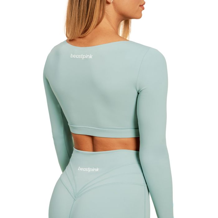 Women‘s Sense Crop Top Storm Blue - BeastPink M