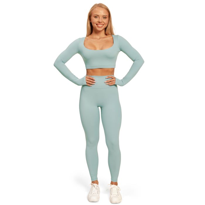 Women‘s Sense Crop Top Storm Blue - BeastPink M