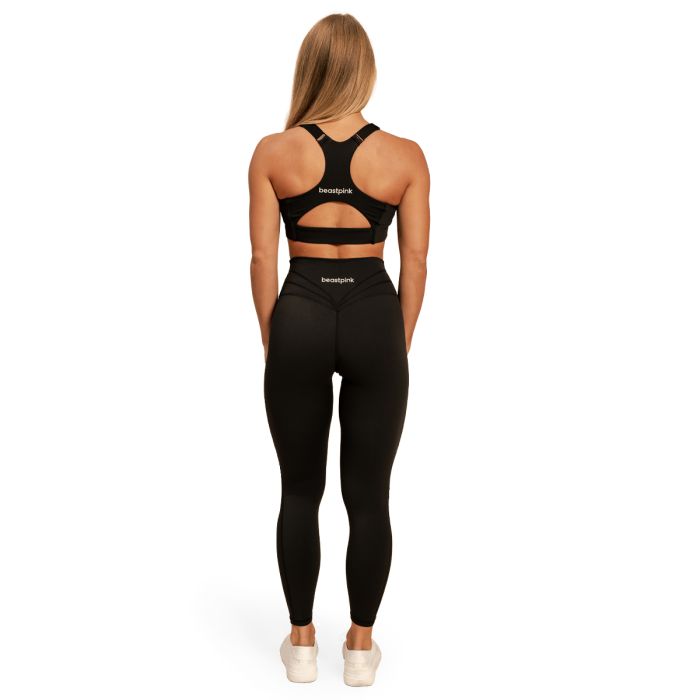 Women‘s Sense Leggings Black - BeastPink M