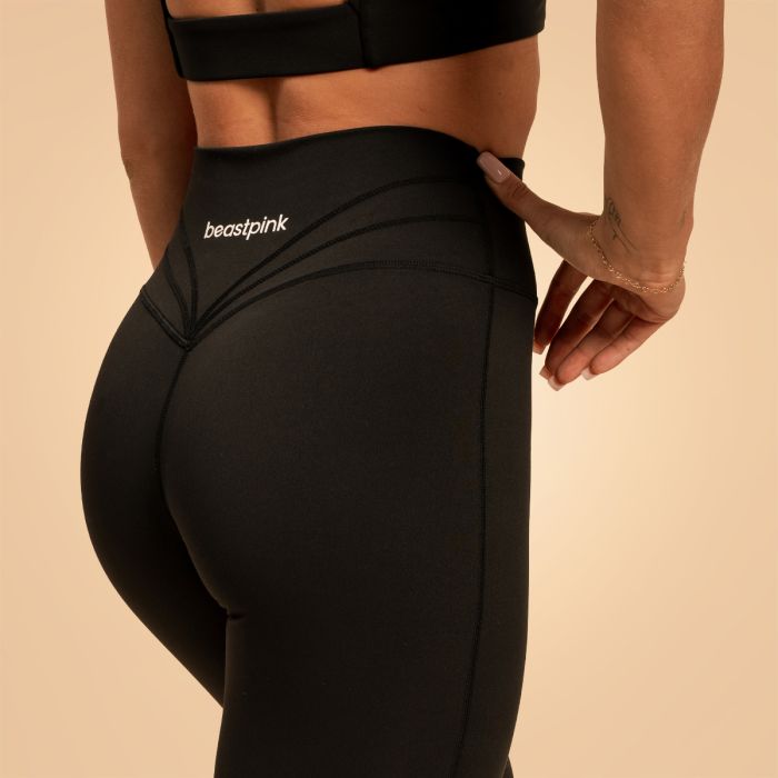 Women‘s Sense Leggings Black - BeastPink M