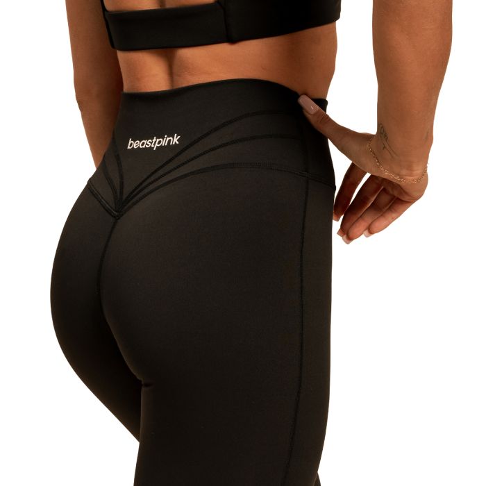 Women‘s Sense Leggings Black - BeastPink M