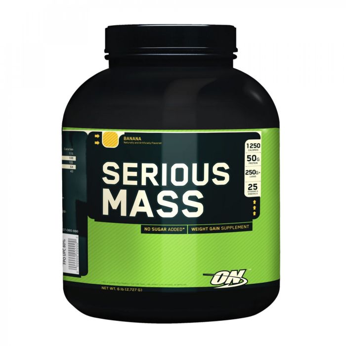Gainer Serious Mass - Optimum Nutrition 2720 g - banana