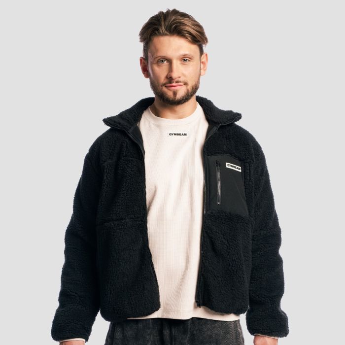 Sherpa Jacket Black - GymBeam M