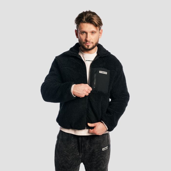 Sherpa Jacket Black - GymBeam M