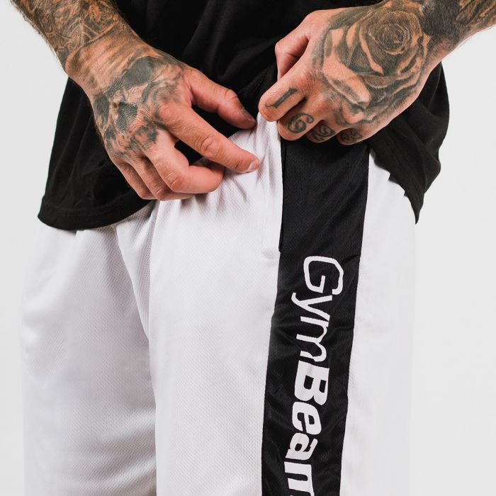 Šortky Vertical White - GymBeam L