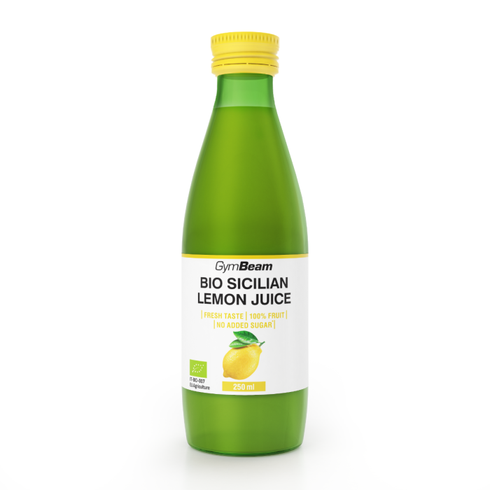 BIO Sicilian lemon juice - GymBeam 250 ml