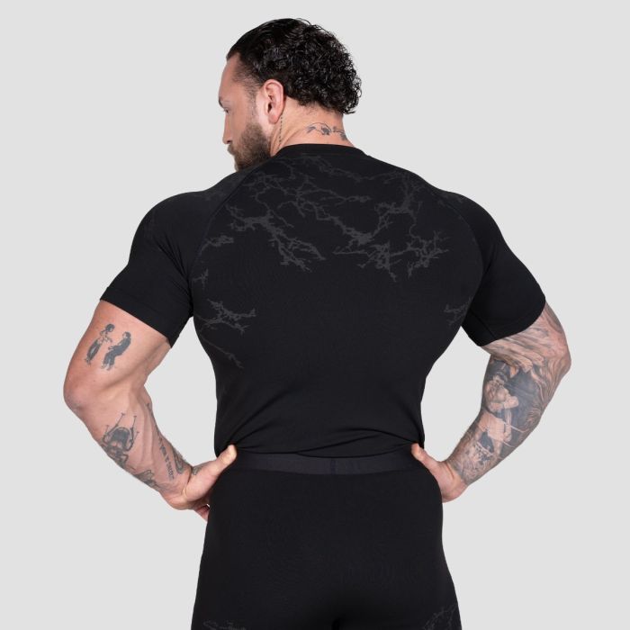 Static Seamless T-shirt Black - GymBeam M