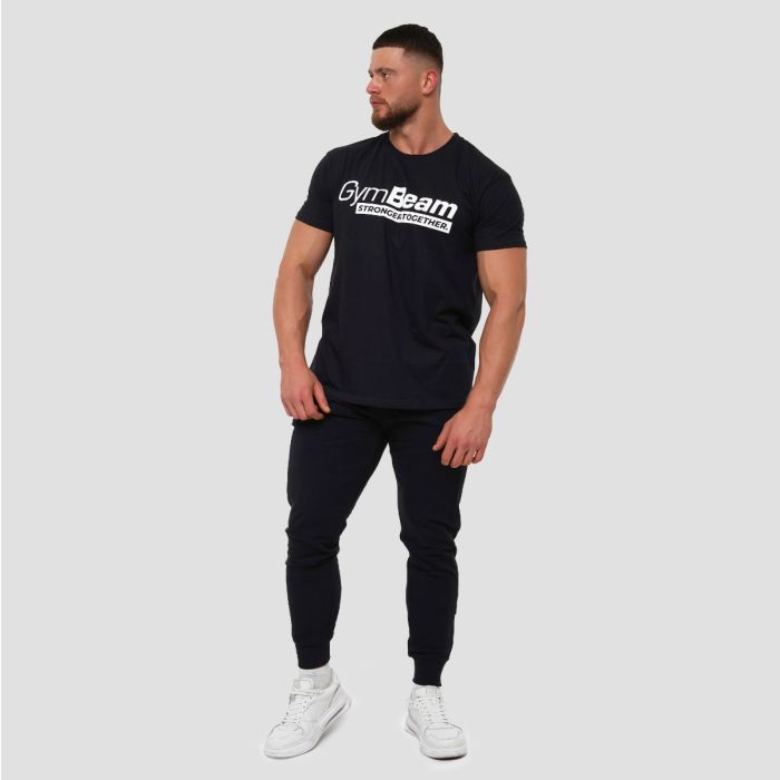 Stronger Together T-shirt Black- GymBeam L