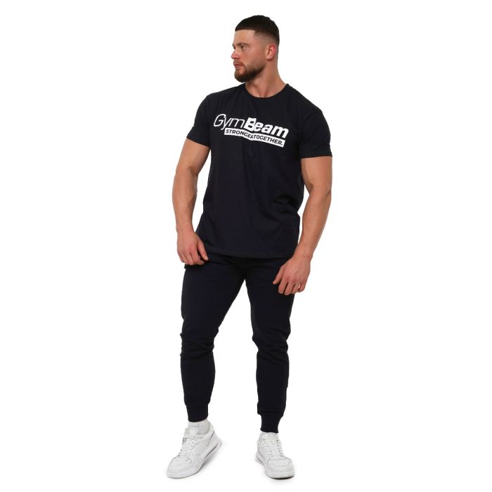 Stronger Together T-shirt Black- GymBeam L