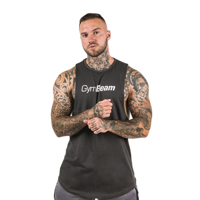 Tielko Cut Off Grey - GymBeam XL