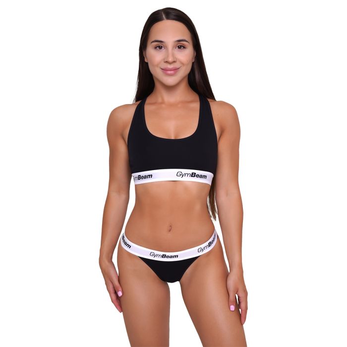Thongs 3Pack Black - GymBeam M