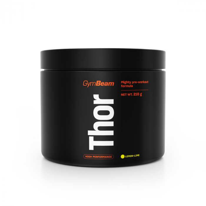 Predtréningový stimulant Thor - GymBeam 210 g - lemon-lime