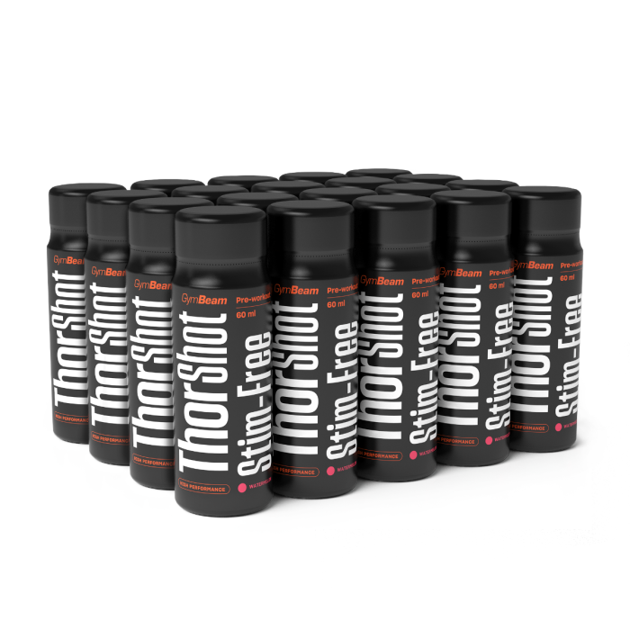 Thor Stim-free shot - GymBeam watermelon - 60 ml