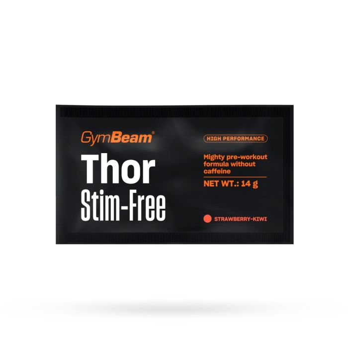 Sample Thor Stim-free - GymBeam 14 g - strawberry kiwi