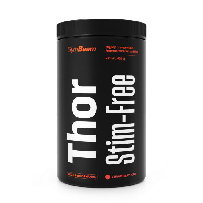 Thor Stim-free - GymBeam 420 g - strawberry kiwi
