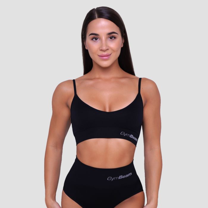 Triangle Bralette Black - GymBeam S