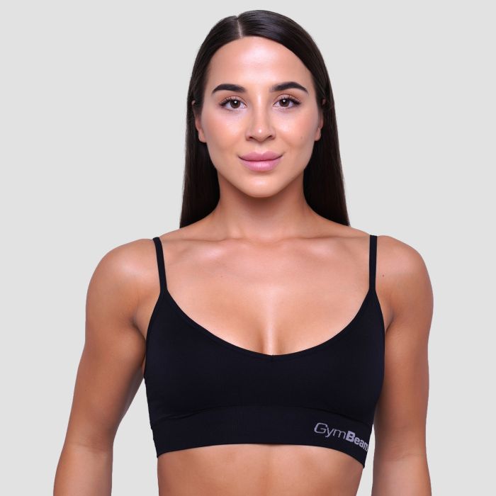 Triangle Bralette Black - GymBeam S