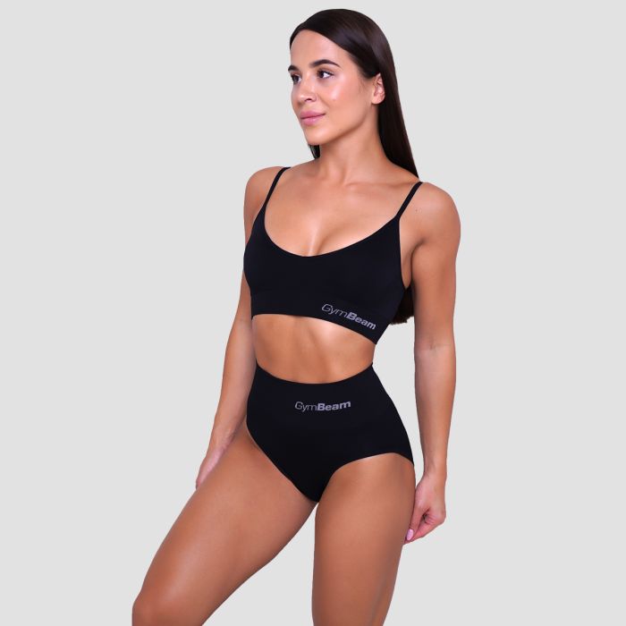 Triangle Bralette Black - GymBeam S