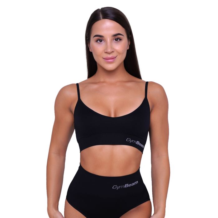 Triangle Bralette Black - GymBeam S