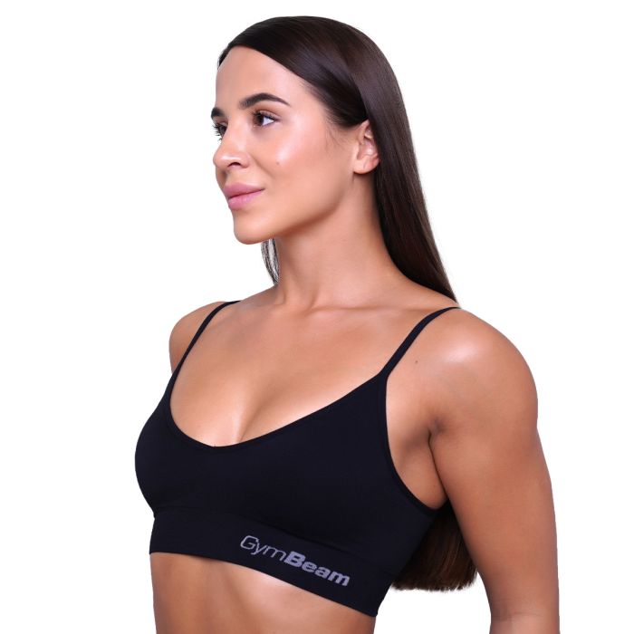 Triangle Bralette Black - GymBeam S