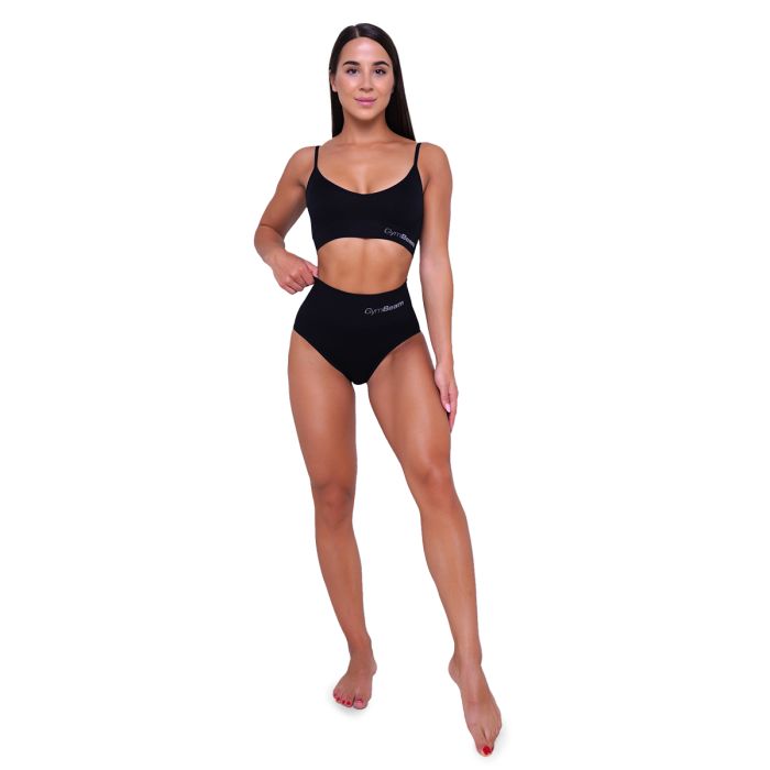 Triangle Bralette Black - GymBeam S