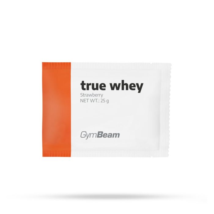 Sample True Whey - GymBeam 30 g - strawberry