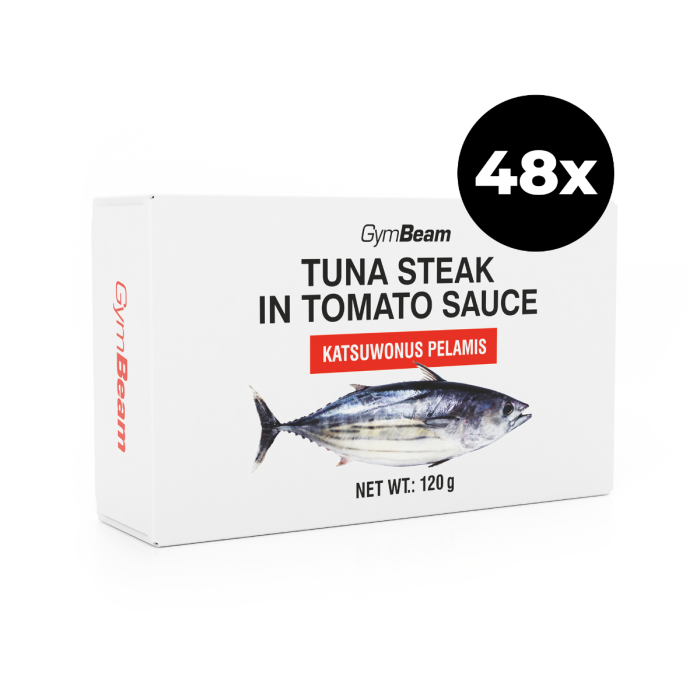 Tuna steak in tomato sauce - GymBeam 120 g