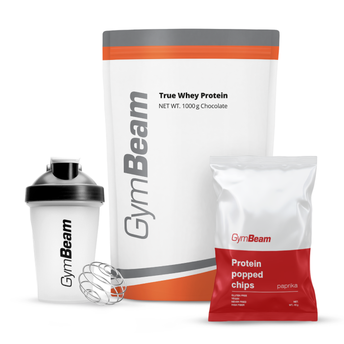 Proteín True Whey - GymBeam 1000 g - white chocolate raspberry - 00