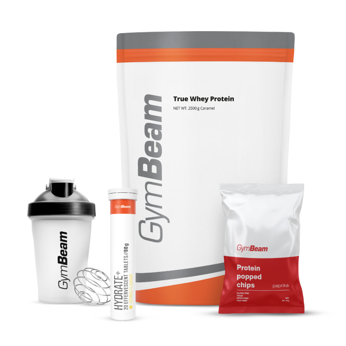 Proteín True Whey - GymBeam 1000 g - white chocolate raspberry - 00