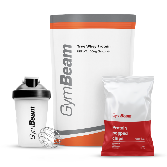 Proteín True Whey - GymBeam 1000 g - white chocolate raspberry - 00