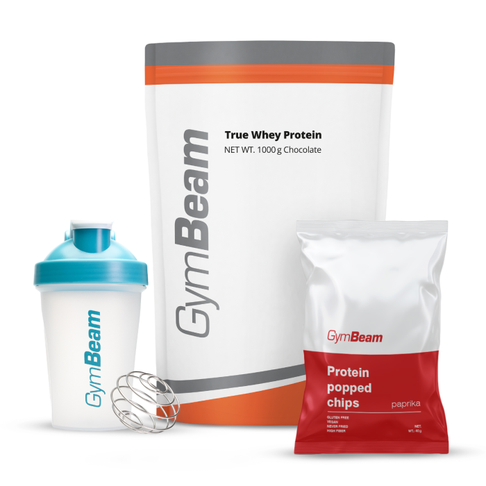Proteín True Whey - GymBeam 1000 g - white chocolate raspberry - 00