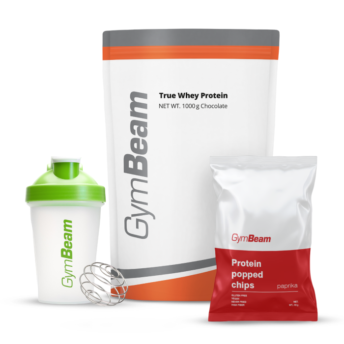Proteín True Whey - GymBeam 1000 g - white chocolate raspberry - 00
