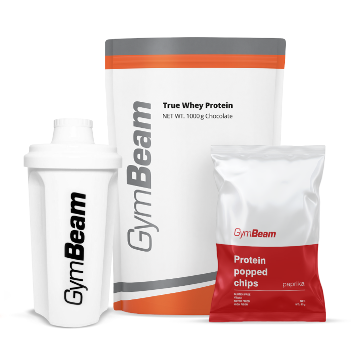 Proteín True Whey - GymBeam 1000 g - white chocolate raspberry - 00