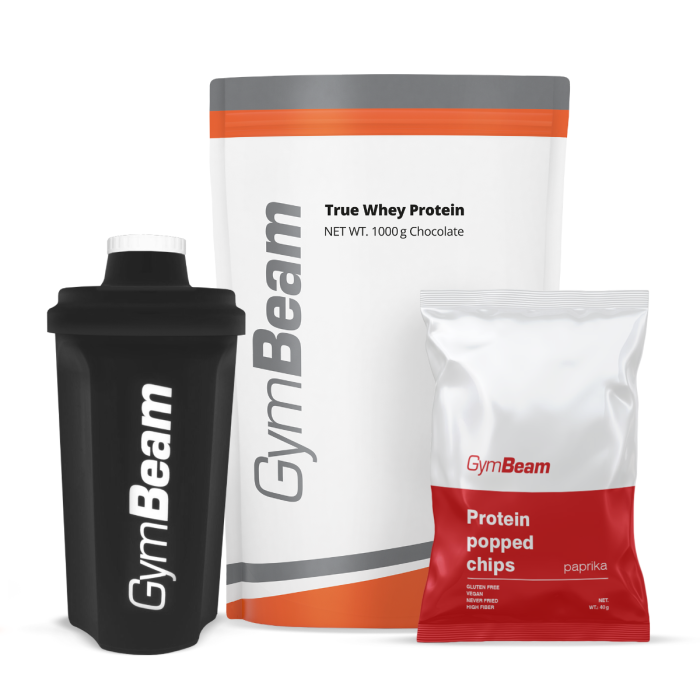 Proteín True Whey - GymBeam 1000 g - white chocolate raspberry - 00